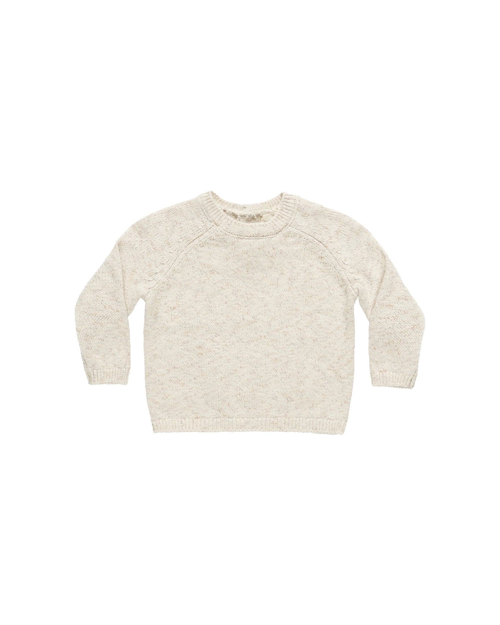 Knit Sweater Speckled Natural