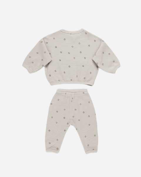 Stars Waffle Slouch Set