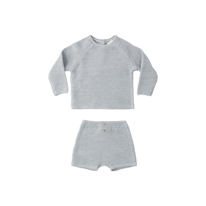 Heathered Sky Summer Knit Set
