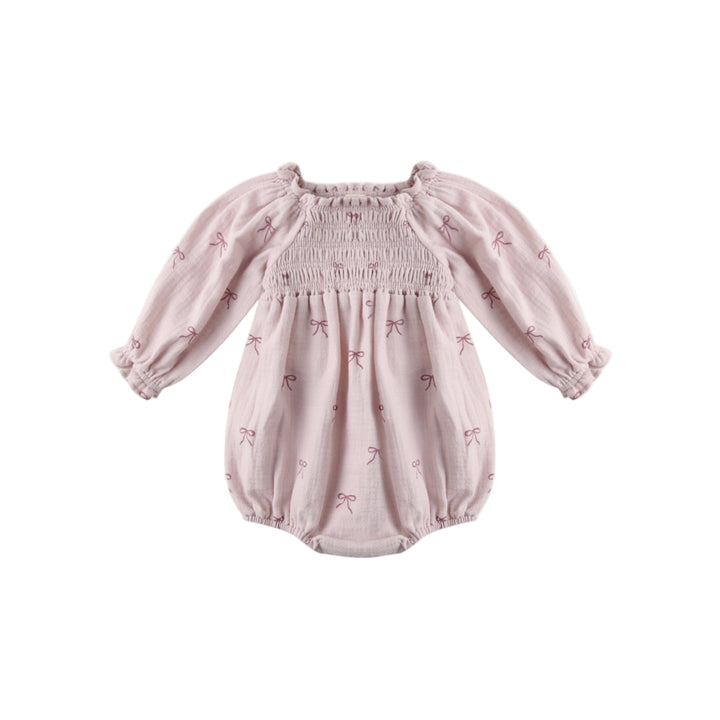 Lilac Bows Eden Romper