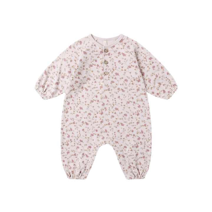 Lilac Garden Henley Bubble Jumpsuit