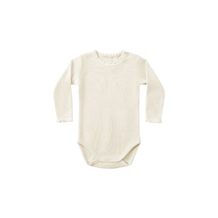 Natural Waffle L/S Bodysuit