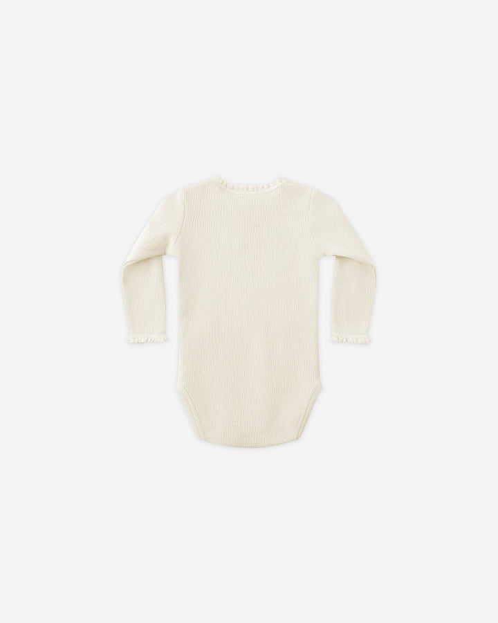 Natural Waffle L/S Bodysuit
