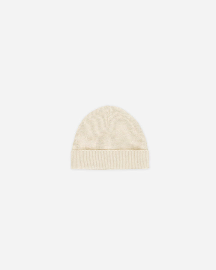 Heathered Natural Baby Beanie