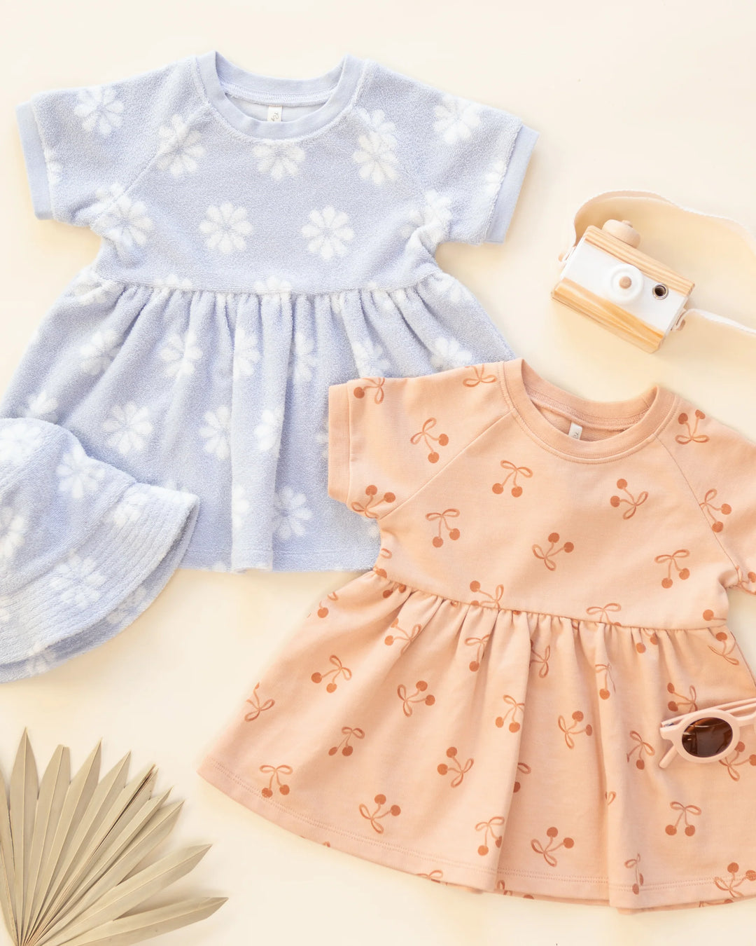 Periwinkle Daisy Raglan Dress