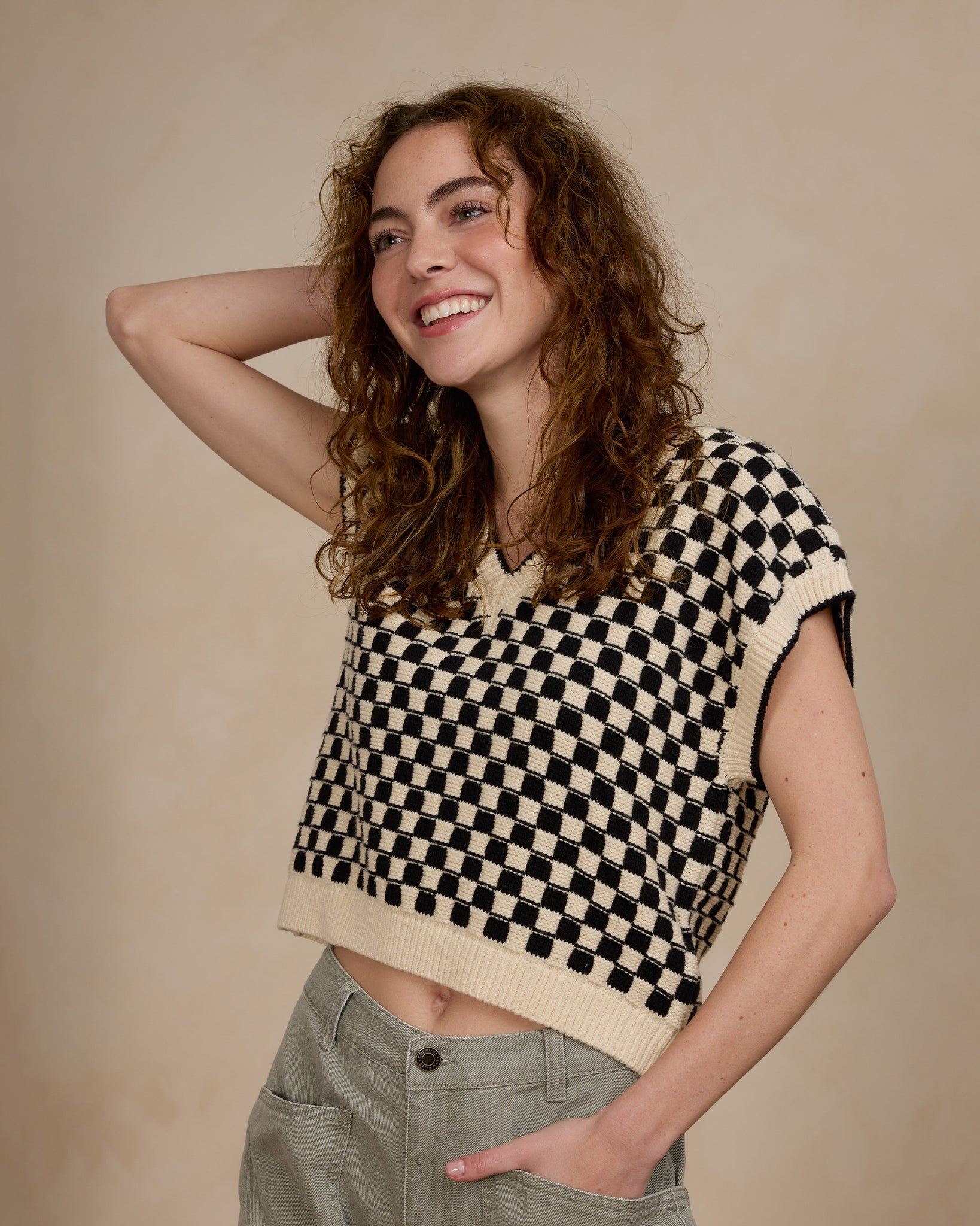 Women's Check Vest