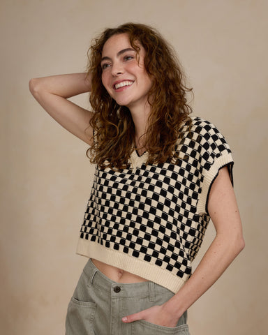 Women's Check Vest