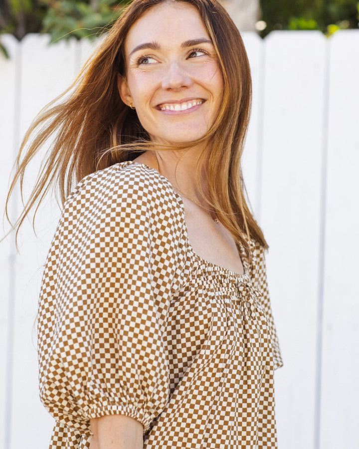 Ocre Sabrina Mini Dress