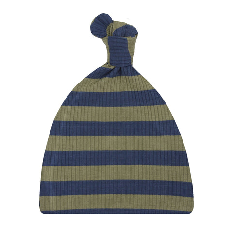 Rome Ribbed Top Knot Hat