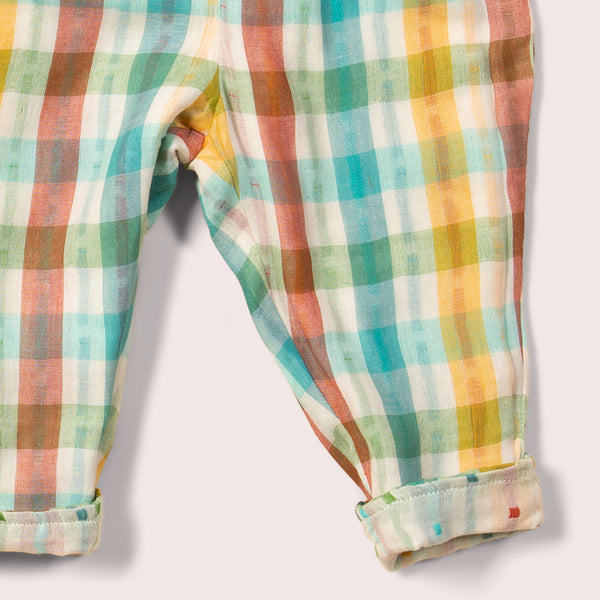Rainbow Check Reversible Pants