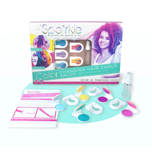 Sparkle Color-Changing Hair Chalk Set