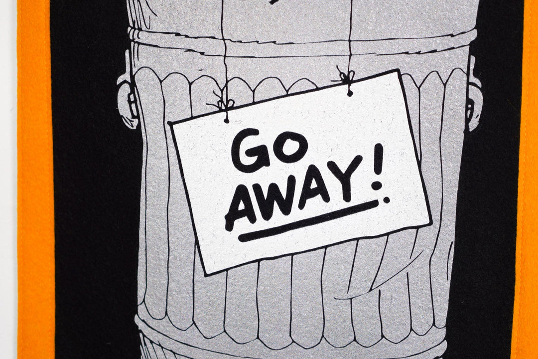 Oscar the Grouch Camp Flag