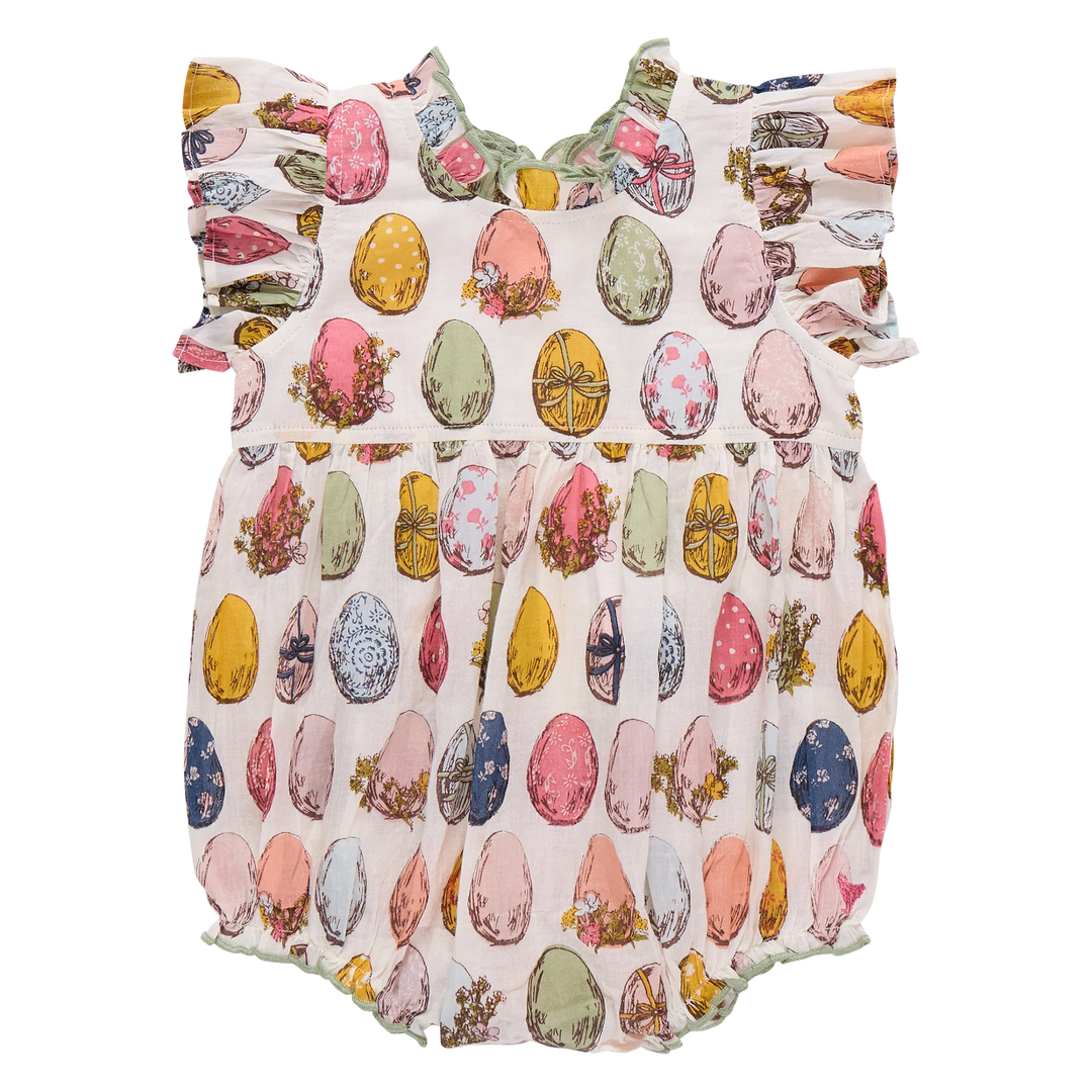 Multicolor Eggs Jennifer Bubble Romper