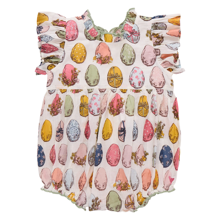 Multicolor Eggs Jennifer Bubble Romper