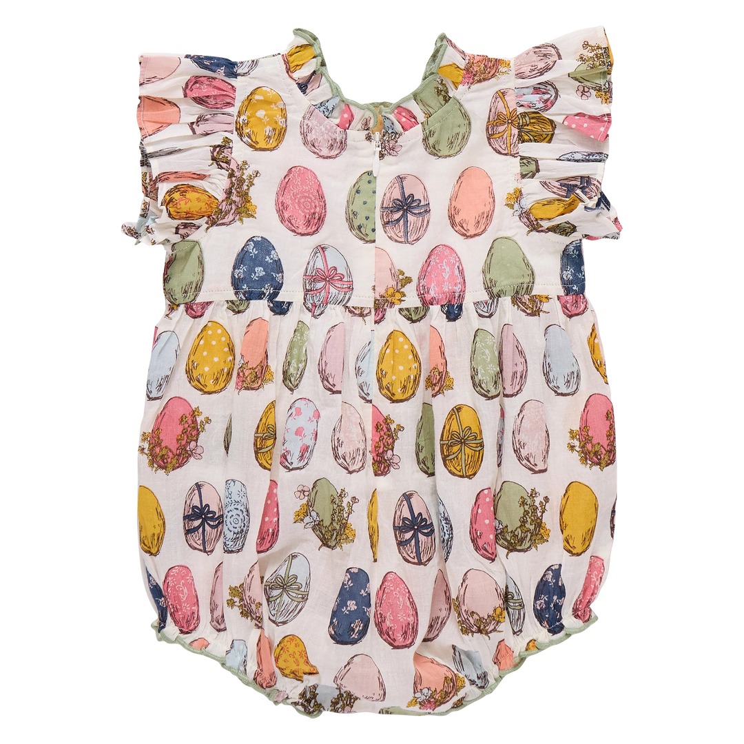 Multicolor Eggs Jennifer Bubble Romper