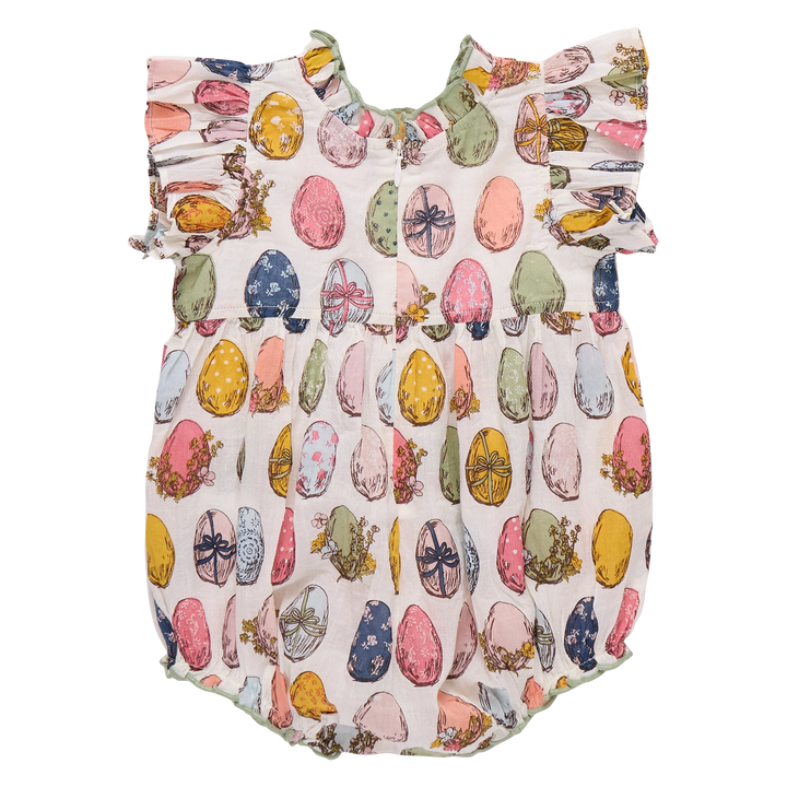 Multicolor Eggs Jennifer Bubble Romper