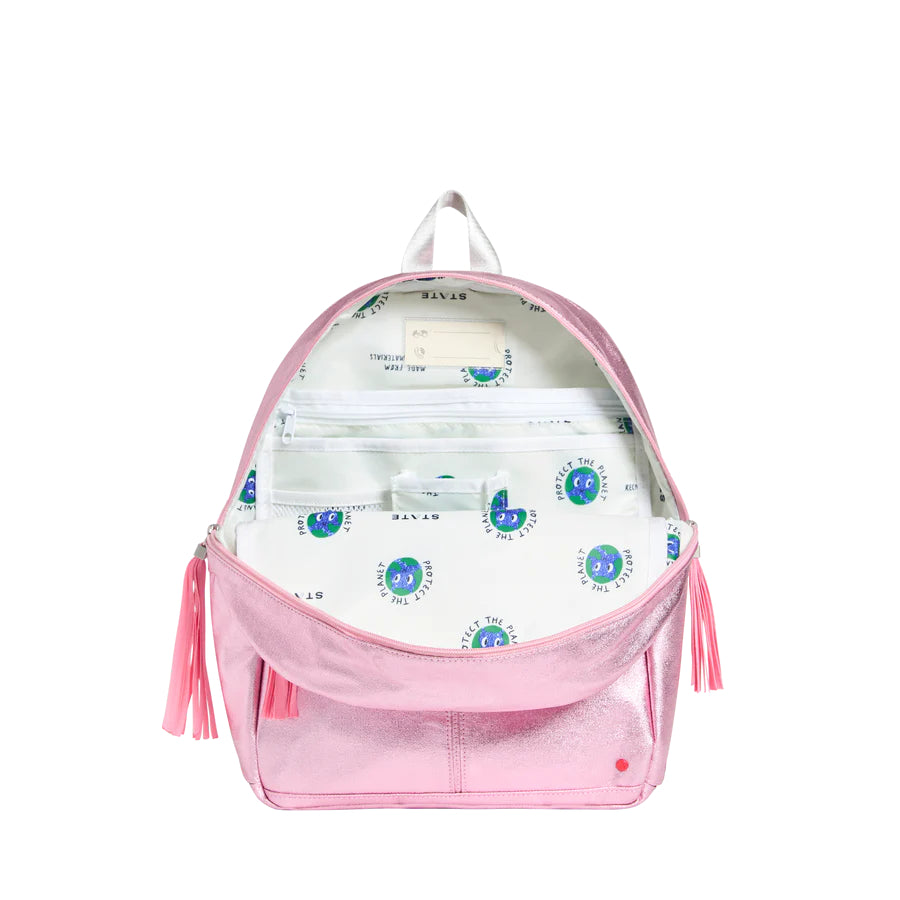 Kane Backpack - Pink/Silver (4-8 years)