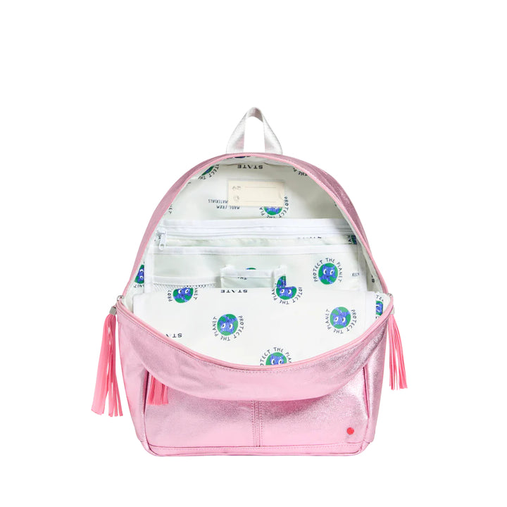 Kane Backpack - Pink/Silver (4-8 years)