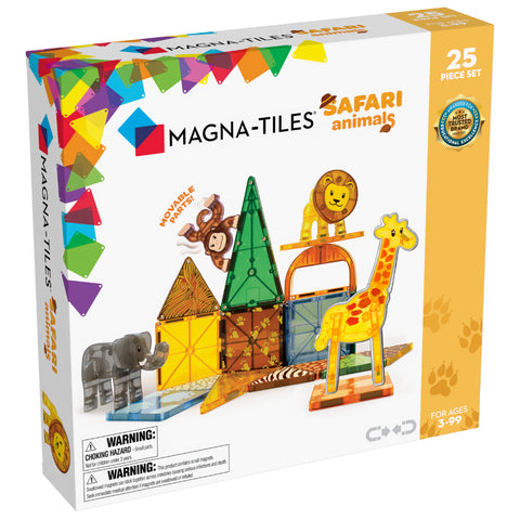 Magna-Tiles Safari Animals 25pc Set