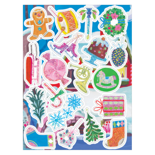 Holiday in the Woods Shiny Sticker Set of 200