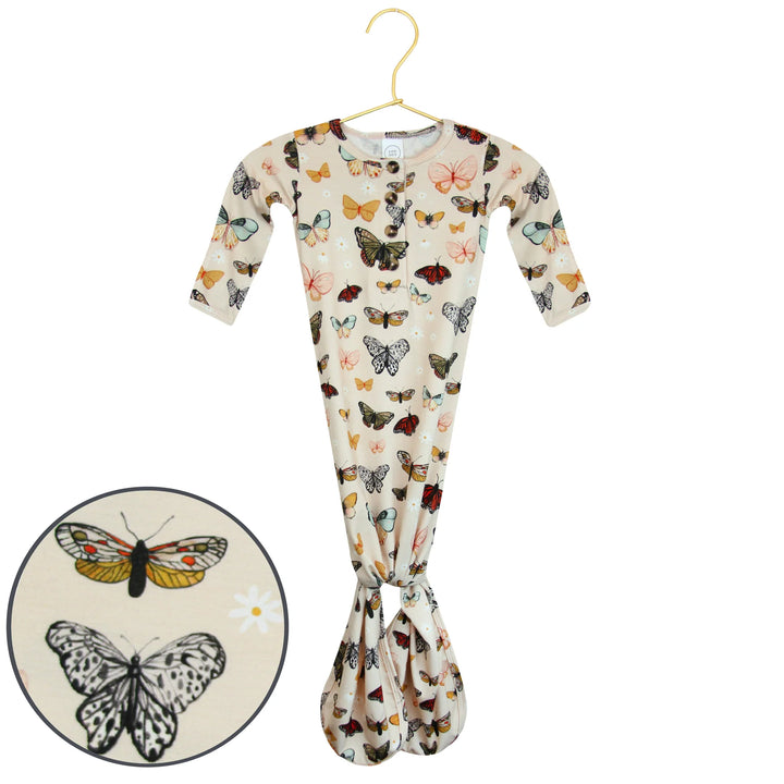 Amelia Knotted Gown nb -3 month