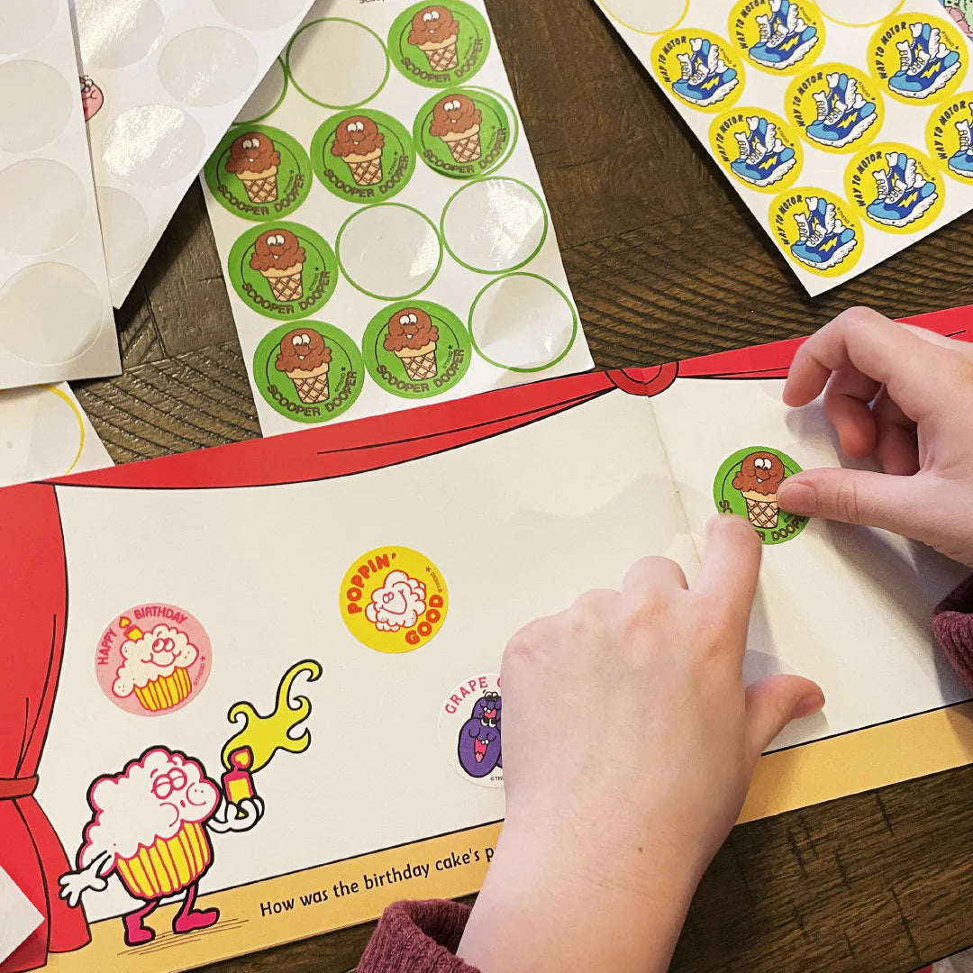 Scratch & Sniff Retro Sticker Packs -