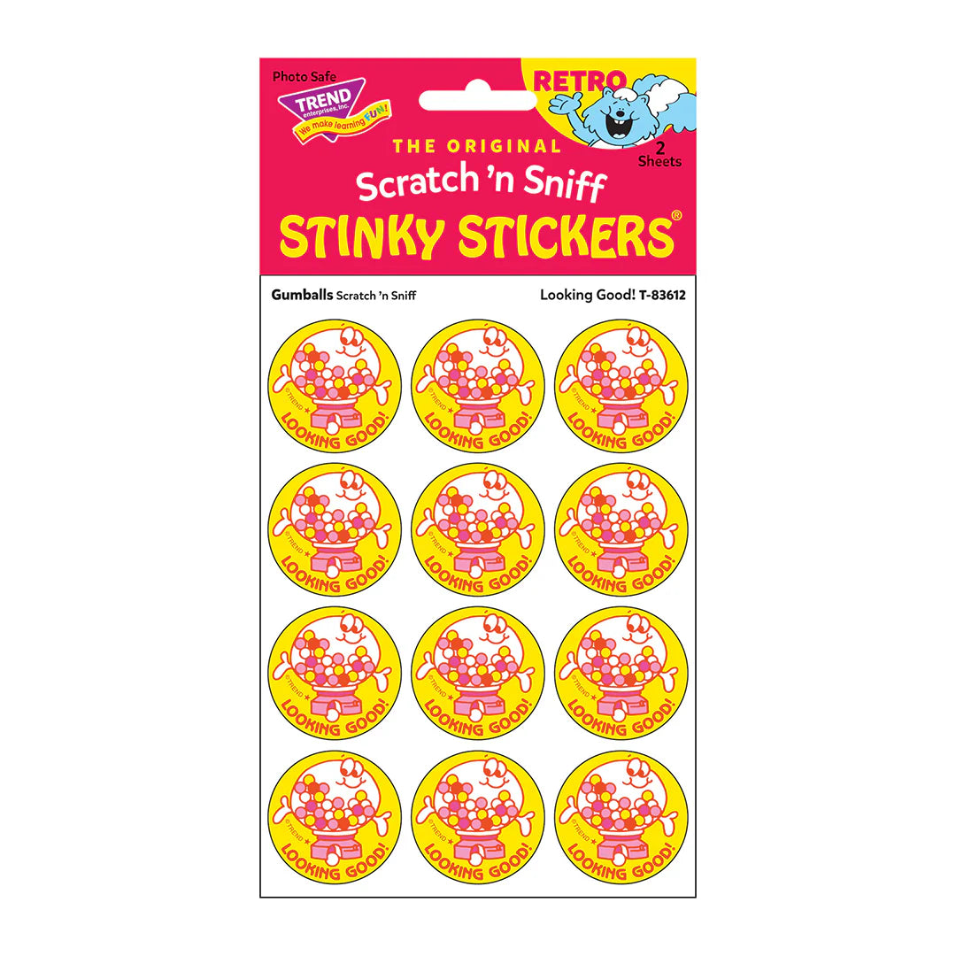 Scratch & Sniff Retro Sticker Packs -