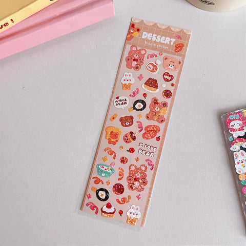 Dessert Shimmer Sticker Set