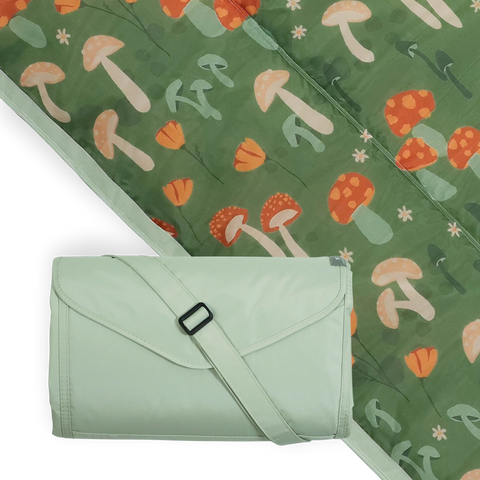 5x7 Outdoor Blanket - Woodland Mushroom