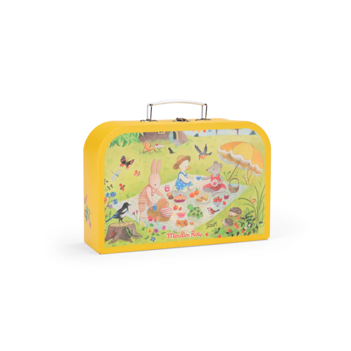 The Big Family Metal Tea Set in Suitcase