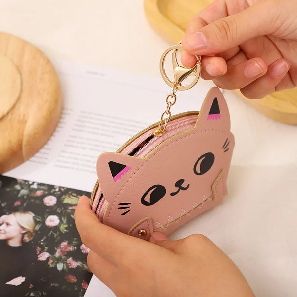 Pink Cat Pouch