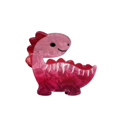 Pink Dino Hair Claw