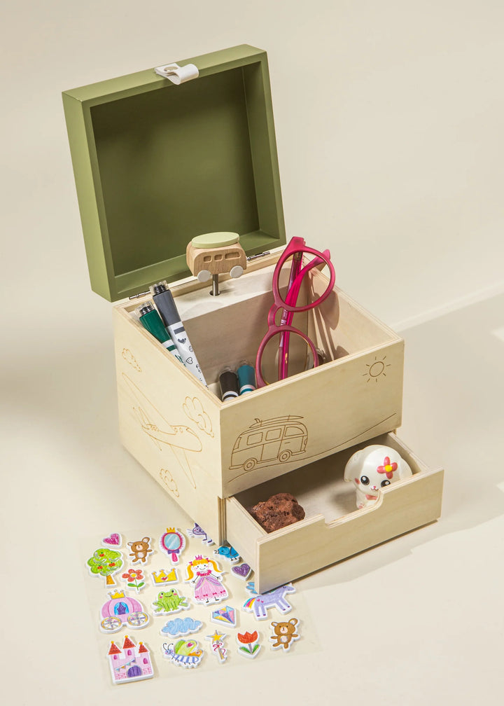 Wooden Musical Souvenir Box -