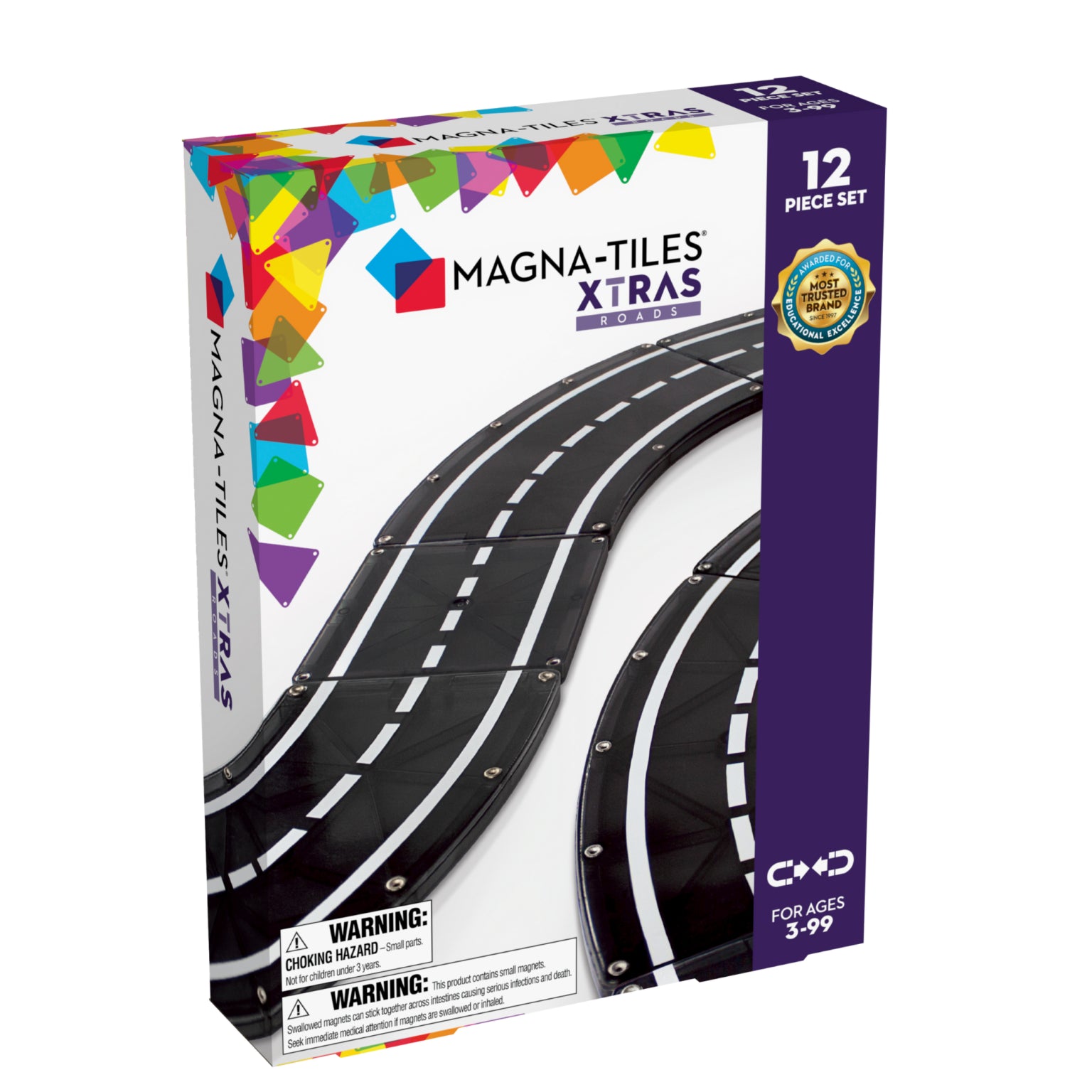 Magna-Tiles Xtras Roads 12pc Set