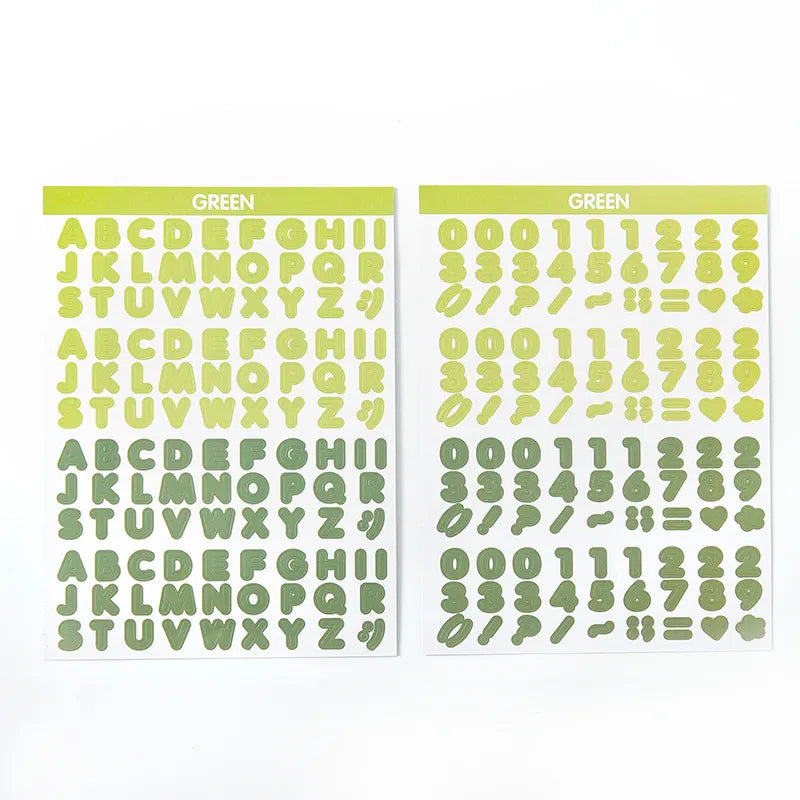 Alphabet Sticker Set (2 Sheets)
