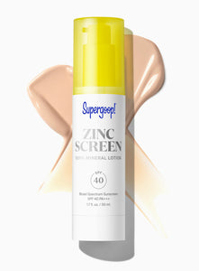 Zincscreen 100% Mineral Lotion SPF 40