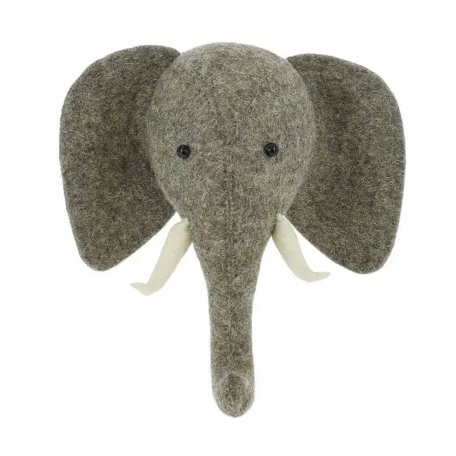 Medium Elephant Wool Mount