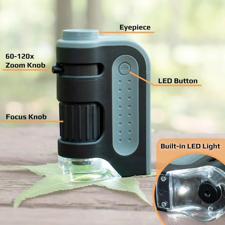 Lighted Pocket Microscope