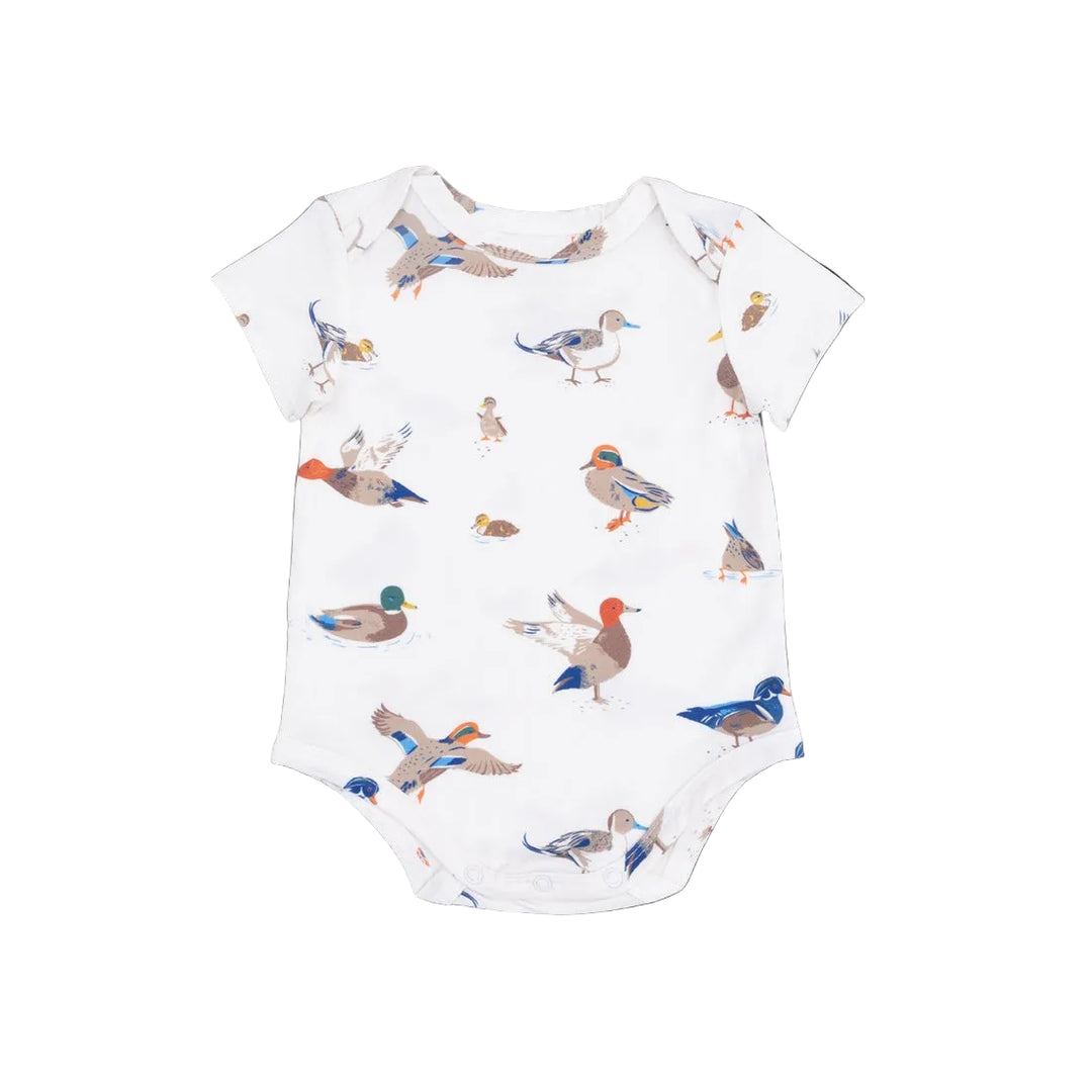 Beige Ducks S/S Bodysuit