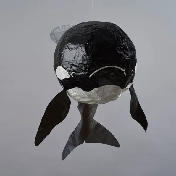 Whale Japanese Paper Balloon Card