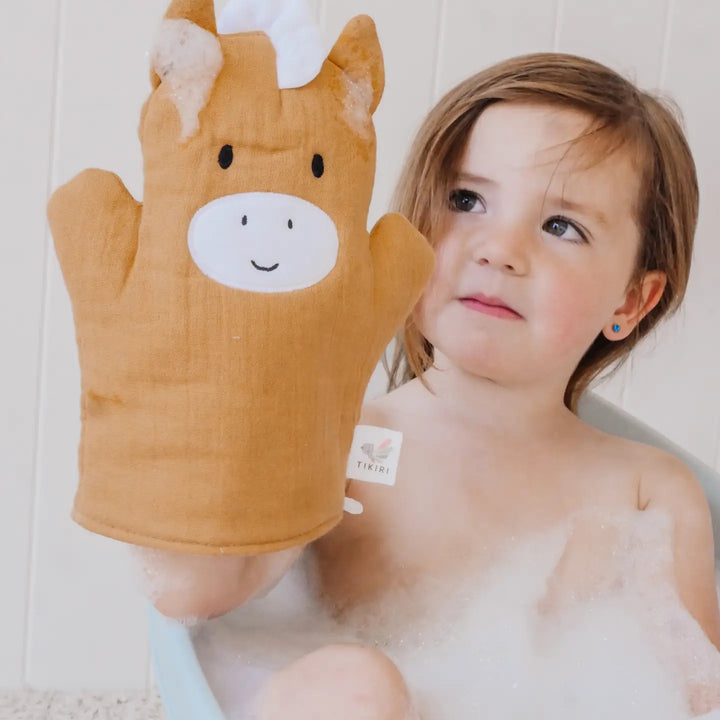 Farm Bath Mitt -