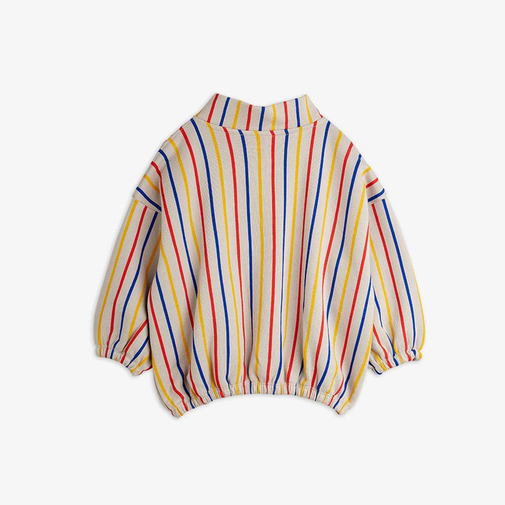 Clover Embroidered Half Zip Sweatshirt