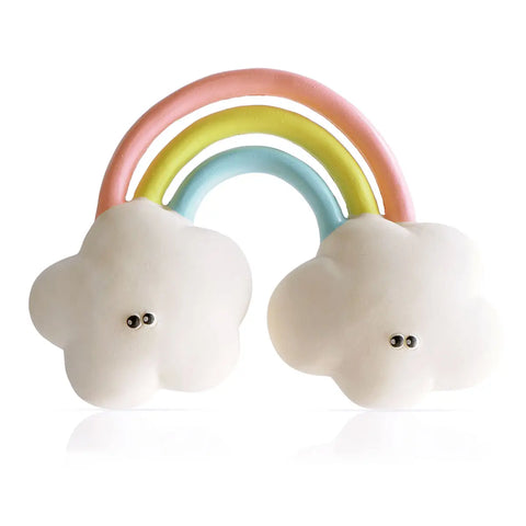 Natural Rubber Rainbow Teether