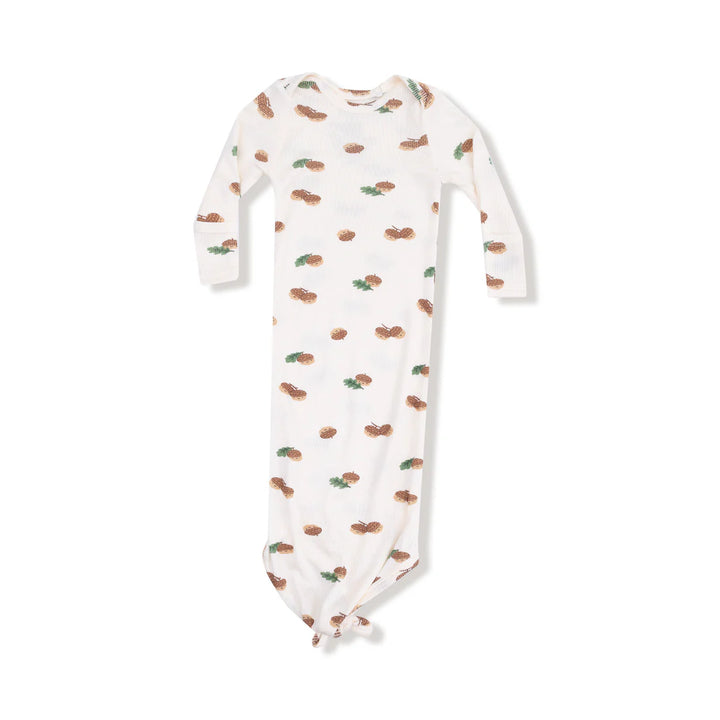 Tiny Acorns Knotted Gown 0-3 months