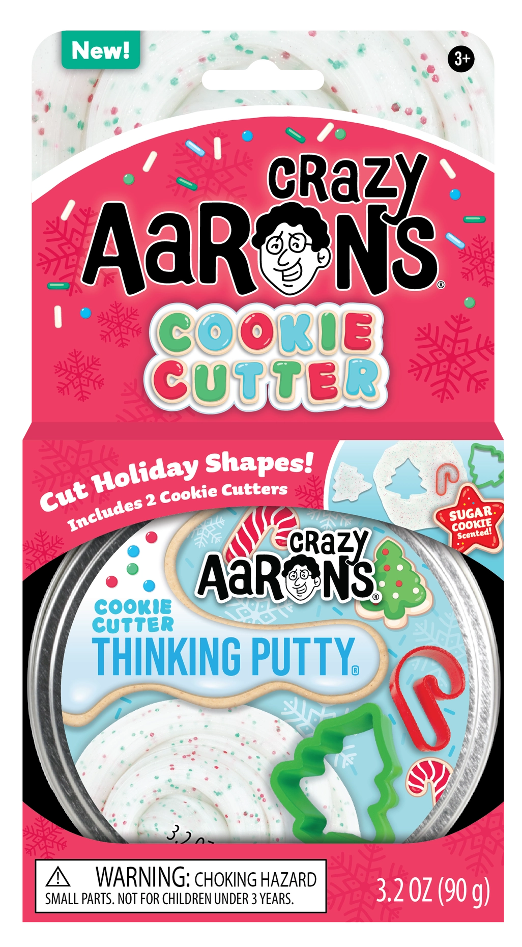 Cookie Cutter 4" Thinking Putty Tin