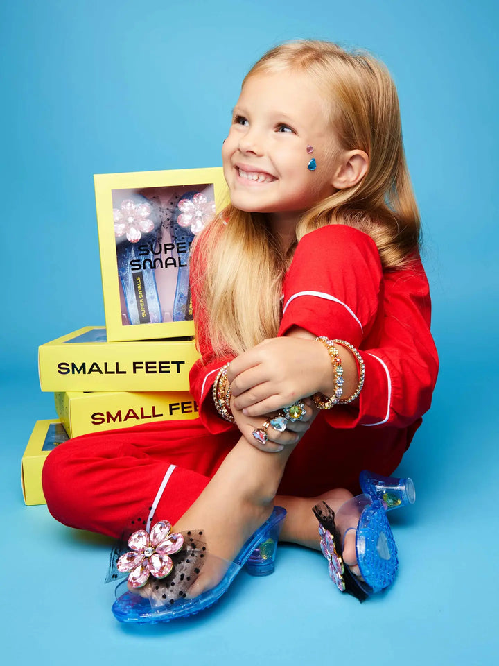 Pink Flower Gem Play Shoes (size 9.5-12)