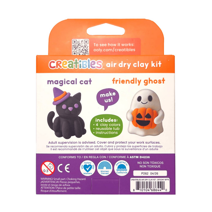 Creatibles Air Dry Clay Kit - Spooky BFFs