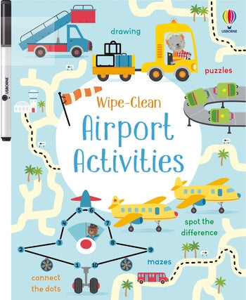 Wipe-Clean: Airport Activities