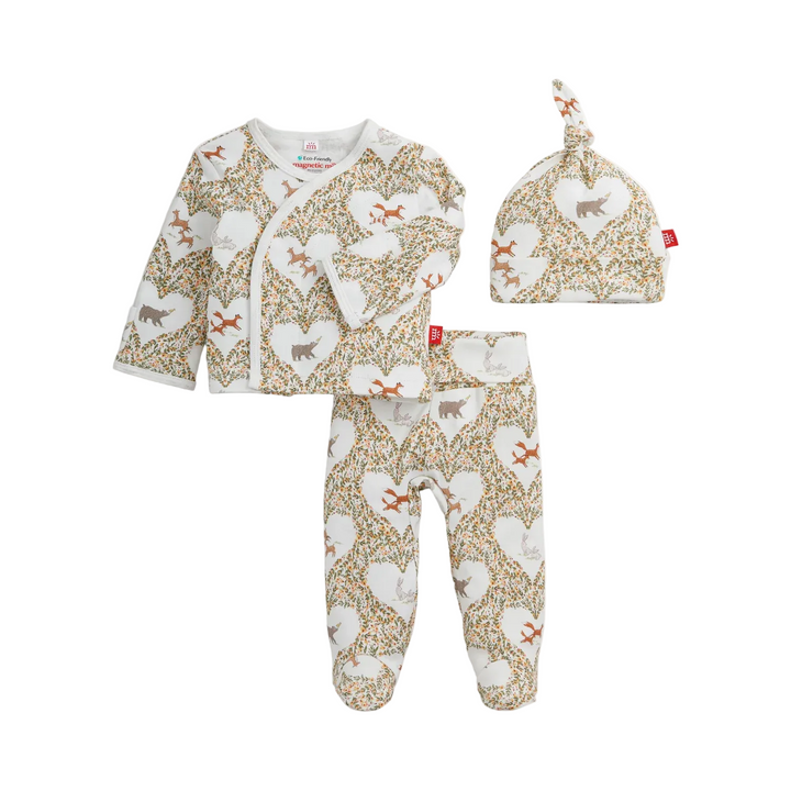 Organic Cotton TMH Set - Animal Heart