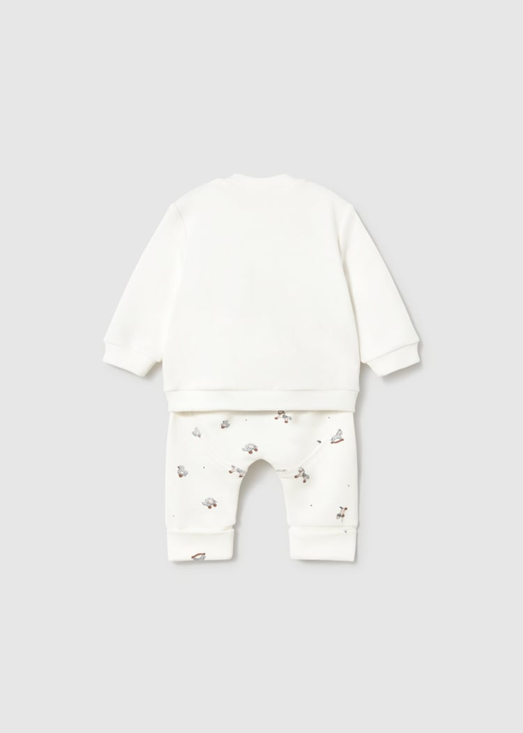 Animals on Wheels Sweatshirt Set